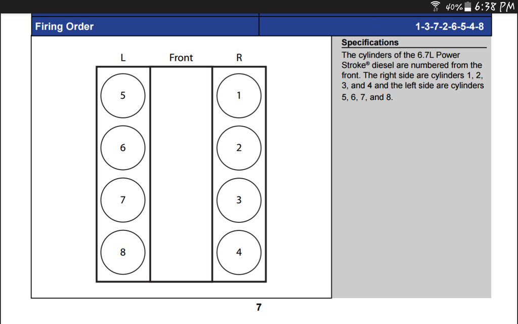 Question about injector order PowerStrokeArmy